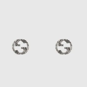 Gucci interlocking G earring in silver